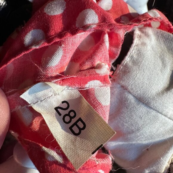 Vintage Minnie Mouse Applause Doll 9" With Polka Dot Dress & Bow - Picture 10 of 10